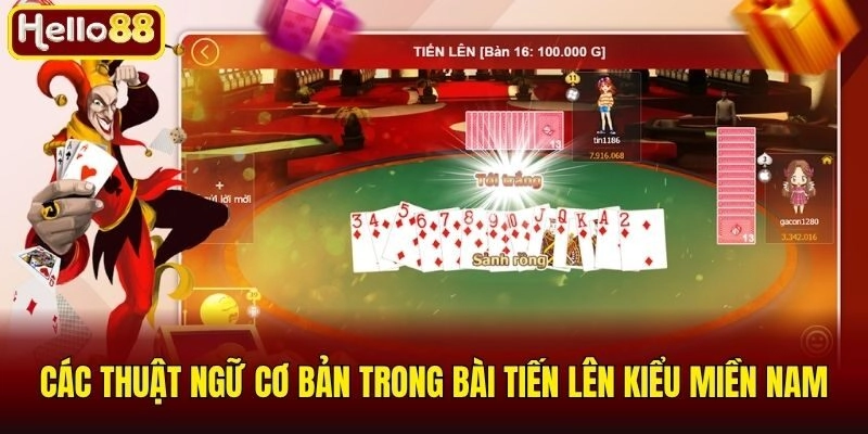 Các thuật ngữ cơ bản trong bài Tiến lên kiểu miền Nam