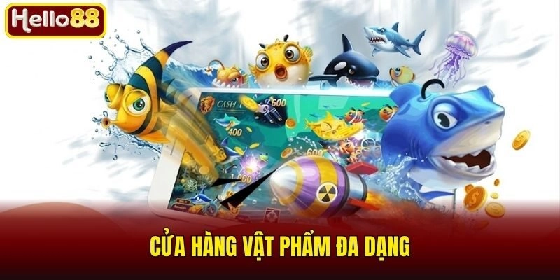 Cửa hàng vật phẩm đa dạng
